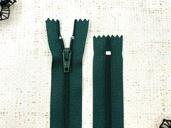 Молния брючная SBS автомат, L 20 см, Т3, н/р, тёмно-зелёный