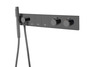 Boheme 133-SYS-SGM Смеситель ZODIAC THERMO с ручным душем SHINE GUN METAL