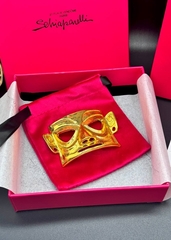 22825- Стильная брошь МАСКА в стиле Schiaparelli