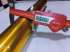 Внешний стакан пера вилки для Yamaha MT-10 / R1M 2015-2019 г.в. золотой