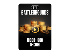Игровая валюта PUBG: Battlegrounds - 10000 + 1200 G-Coin [Цифровая версия] (для ПК, цифровой код доступа)