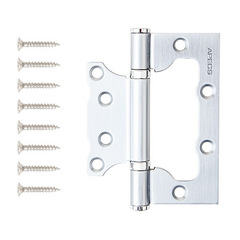 Петля накладная APECS 100*75*2,5-B2-Steel-CRS сатинированный хром (10/100)