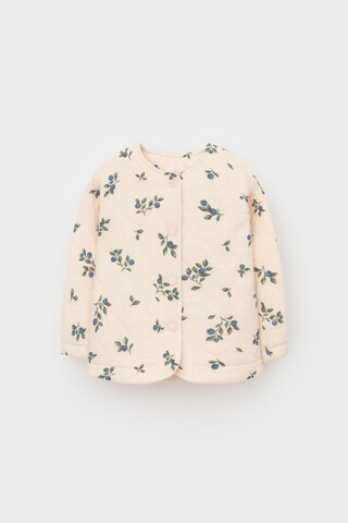 жакет  для девочки  КР 302734/айвори,голубика к561