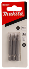 Насадка PH2 50 мм 3 шт. Makita B-25220