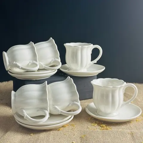 Чайный набор Lenardi 12 предметов, 240 мл - Белый - купить 1