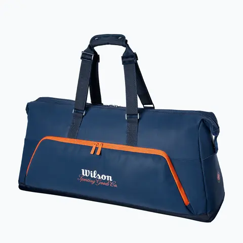 Теннисная сумка Wilson Roland Garros Session De Soiree Large Duffel 2026 Navy/Clay (6 ракеток)