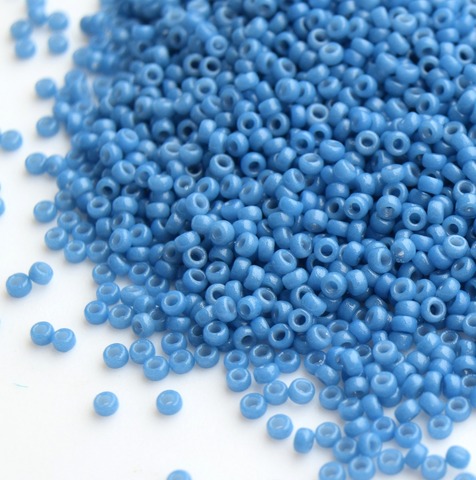 15/0 RR-4485 Бисер круглый Миюки Ягода можжевельника непрозрачный /Miyuki round 15/0 Duracoat Opaque Juniper Berry