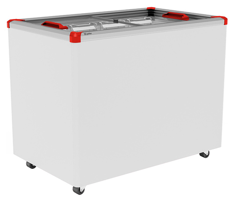 Ларь морозильный Frostor GELLAR FG 350 C V25 (алюминий) красный (R290)