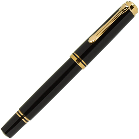 Ручка перьевая Pelikan Souverän® M1000 Black GT, F (987388)