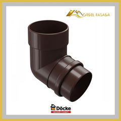 Колено 45гр. Docke LUX Шоколад