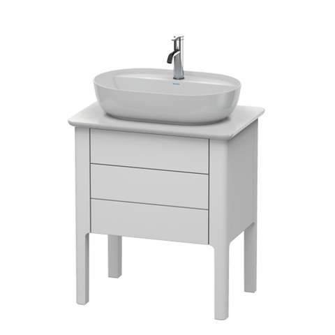 Duravit Luv База напольная, 743x688x450,1  выдв.ящик,1 выдв.ящик, цвет белый шелковисто-матовый LU956503636