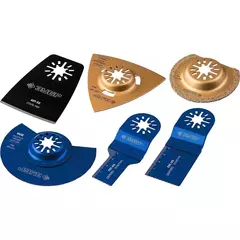 ЗУБР НР-6 UniLock, OIS-хвост., 6 предм., набор насадок для реноватора,Профессионал(15574)