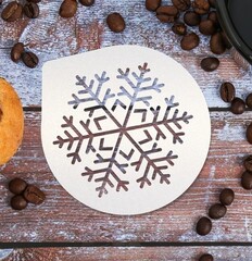 Трафарет для выпечки и айсинга «Снежинка», 9.5 × 8.5 см