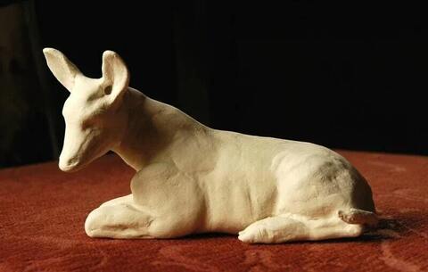 Моделирующая паста (полимерная глина) 1000гр, белая Sculpt Dry, MUGYO