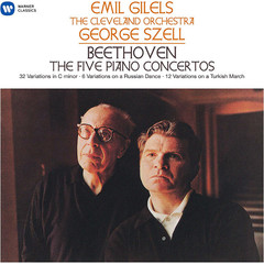 Emil Gilels, George Szell, The Cleveland Orchestra / Beethoven: The Five Piano Concertos (5LP)