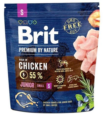 Brit Premium by Nature Junior S сухой корм для молодых собак мелких пород 1кг