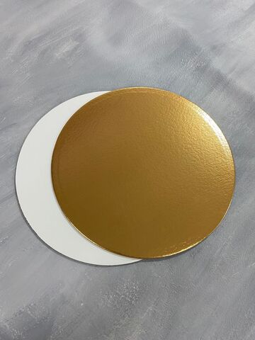 Подложка усиленная золото/жемчуг D 240 мм (толщина 3,2 мм)