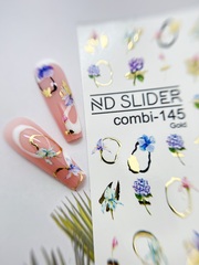 Слайдер-дизайн Nail Design Combi 145 (золото)