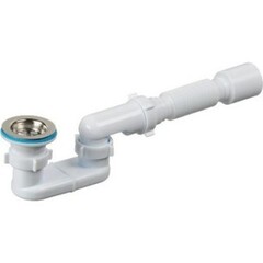 Сифон Е015 Ани для душевого поддона плоский 1 1/2 г/т 40х50