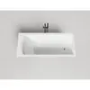 Salini CASCATA 170x75 104123M Ванна встраиваемая S-Stone, матовый