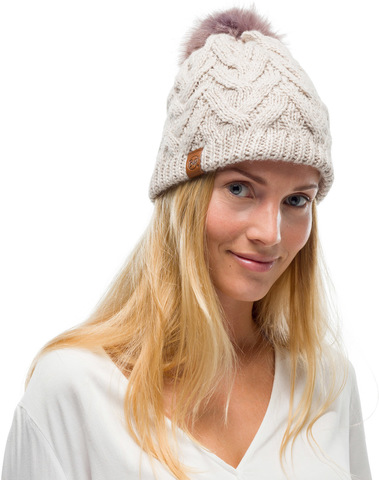 Шапка вязаная с флисом Buff Hat Knitted Polar Caryn Cru фото 2