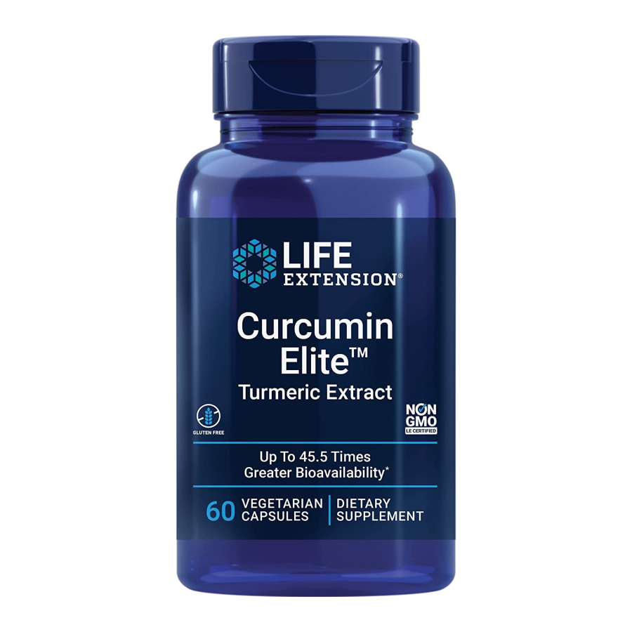 Экстракт куркумы, Curcumin Elite, Life Extension, 60 капсул