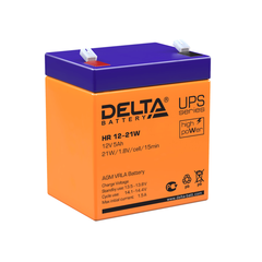 Delta Аккумуляторная батарея для ИБП HR 12-21W (12V/5Ah)