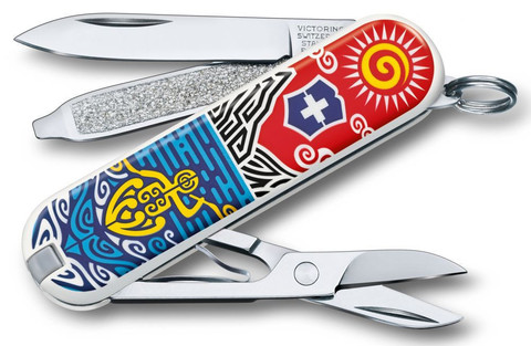 Нож-брелок Victorinox Classic LE 2018, 58 mm, 7 функций, 