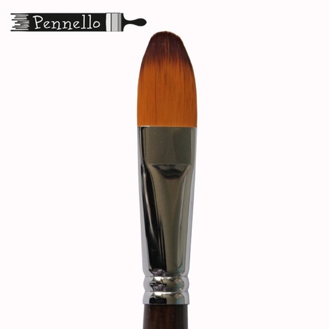 кисть Pennello DELUXE синтетика овальная №22, длинная ручка