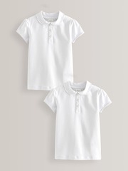 Поло школьное для девочки Next 739-327, 2 шт., Белый