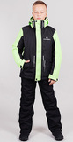 Детская горнолыжная куртка Nordski Jr.Extreme Black/Lime