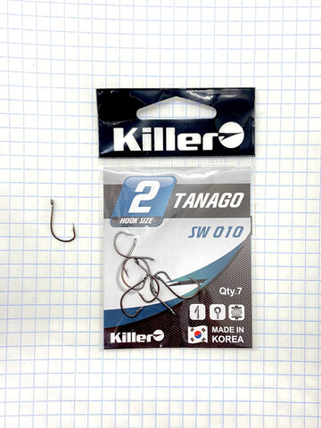 Крючок KILLER TANAGO № 2 продажа от 10 шт.