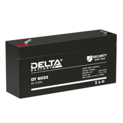 Аккумулятор Delta DT 6033 (125мм) (AGM)
