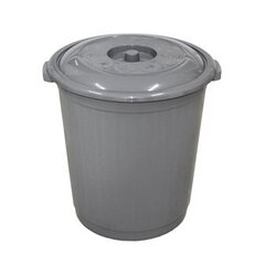 Бак для мусора пластиковый с крышкой 50 л