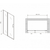 Душевая дверь ABBER Sonnenstrand AG04100MS