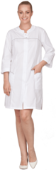 Халат медицинский Женский   белый (ткань Тиси)