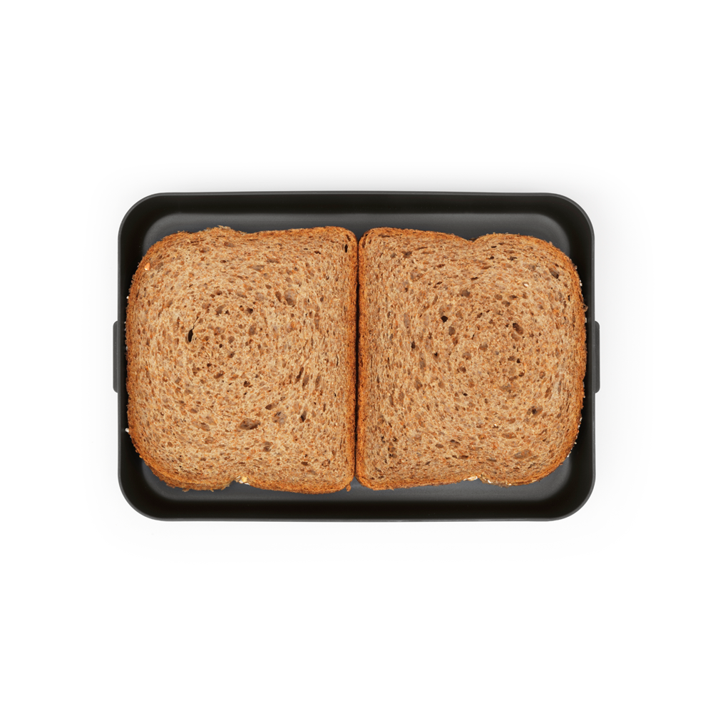 Ланч-бокс Make & Take, плоский, пластик, Темно-серый, арт. 202704 - фото 2