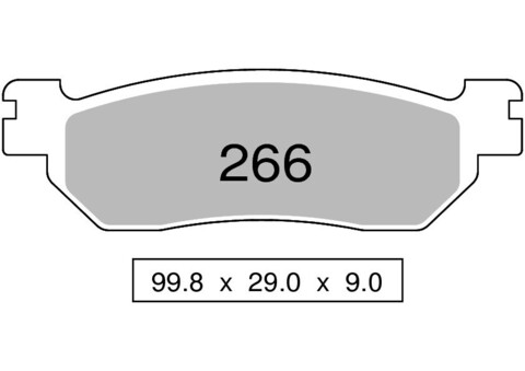 Колодки дискового тормоза Trofeo Sintered 266  (LMP328, FDB2083)