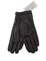 Перчатки. Женские. Материал верха: Кожаные. Подклад: плюш-флис.В упаковке 5 шт.