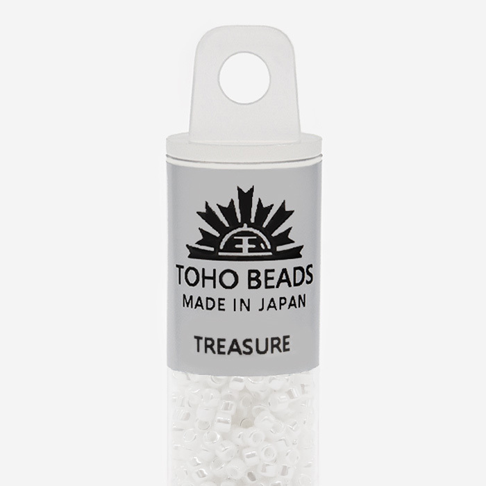 Японский бисер TOHO Treasure (№121), жемчужный глянцевый