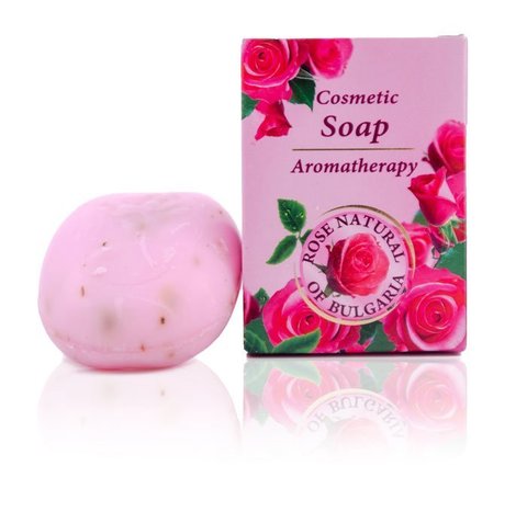 Косметическое мыло ароматерапия с натуральной розовой водой, 100 гр.
