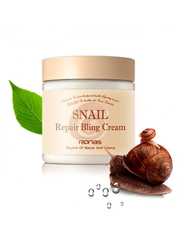 Крем Ronas для лица с муцином улитки - Ronas Snail Repair Bling Cream