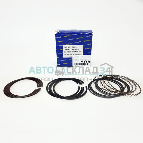 КОЛЬЦА ПОРШНЕВЫЕ STD NEXIA N150, CRUZE, LACETTI F16D3 ZENITH 79,0 1,2-1,5-3,0