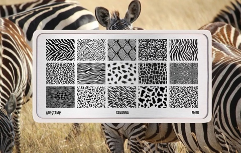 Пластина для стемпинга Go! Stamp 98 Savanna