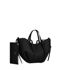 Сумка Polene Cyme Mini EDITION TEXTURED BLACK