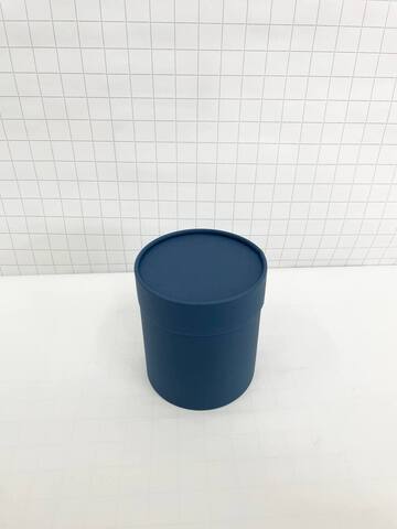 Цилиндр одиночный с завальцовкой, 12х12 см, Синий лен, 1 шт.