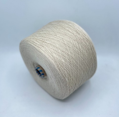 Бобинная пряжа (пр.Италия). 1500м/100гр, 50% меринос, 50% акрил, цвет-Фисташковый пломбир, арт.31624