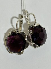 Левкой (серьги из серебра)
