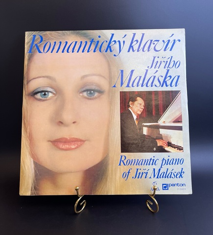 Jiri Malasek ‎– Romanticky Klavir Jiriho Malaska. Виниловая пластинка 12 дюймов. Czechoslovakia - Panton - Jazz