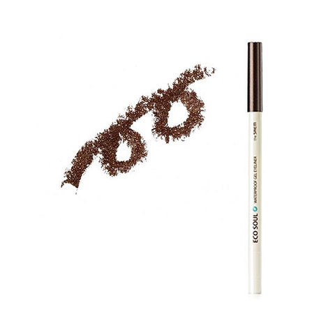 02 Eco Soul Waterproof Gel eyeliner 02 Hot tanning brown